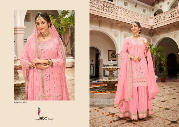 Eba Armani 3 Wedding Wear Georgette Designer Salwar Kameez